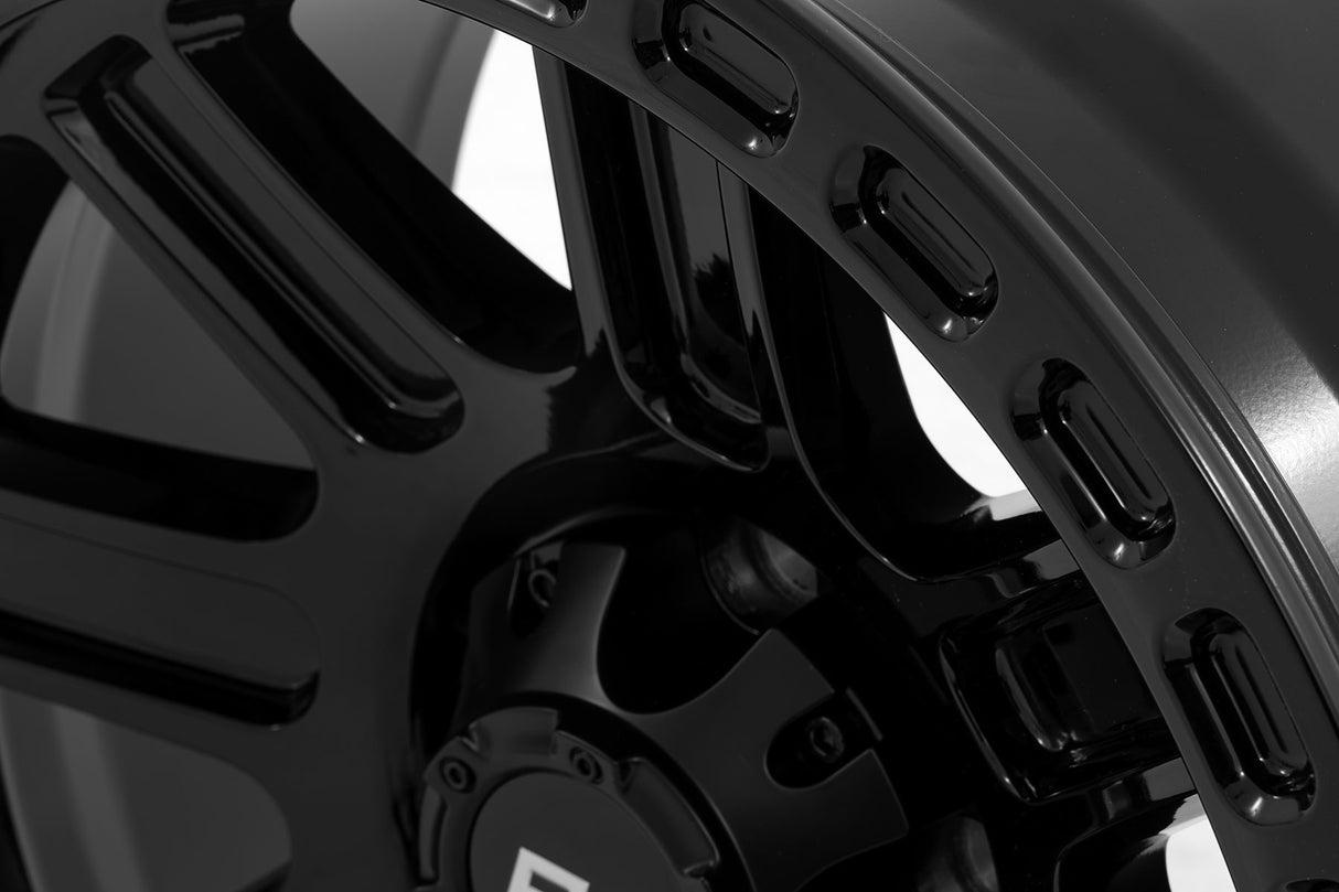 84 Series Wheel Gloss Black 18x8.5 5x5 +0mm Rough Country