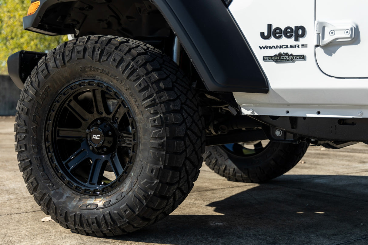 84 Series Wheel Gloss Black 18x8.5 5x5 +0mm Rough Country