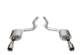 Corsa 24+ Ford Mustang GT Touring Axle-Back Ex.Sys 3.0in Dual Rear Exit w/4.5in Straight Cut Tips