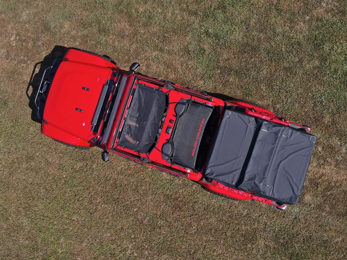 Mesh Bikini Top Plus Black Jeep Gladiator JT 4WD (2020-2024) Rough Country