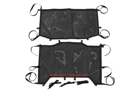 Mesh Bikini Top Plus Black Jeep Wrangler JL (21-23)/Wrangler Unlimited (18-23) Rough Country