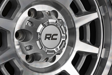 85 Series Wheel Simulated Beadlock Full Machine 17x9 5x4.5 -12mm Rough Country