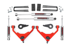 3 Inch Lift Kit Red Silverado/Sierra 2500HD/3500HD/Suburban 2500/Yukon XL 2500 (01-10) Rough Country