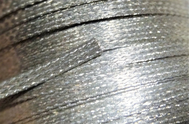 15 Ft' Flat Braided Tinned Copper Wire 1/8" Wide Ground Strap USA ACDC
