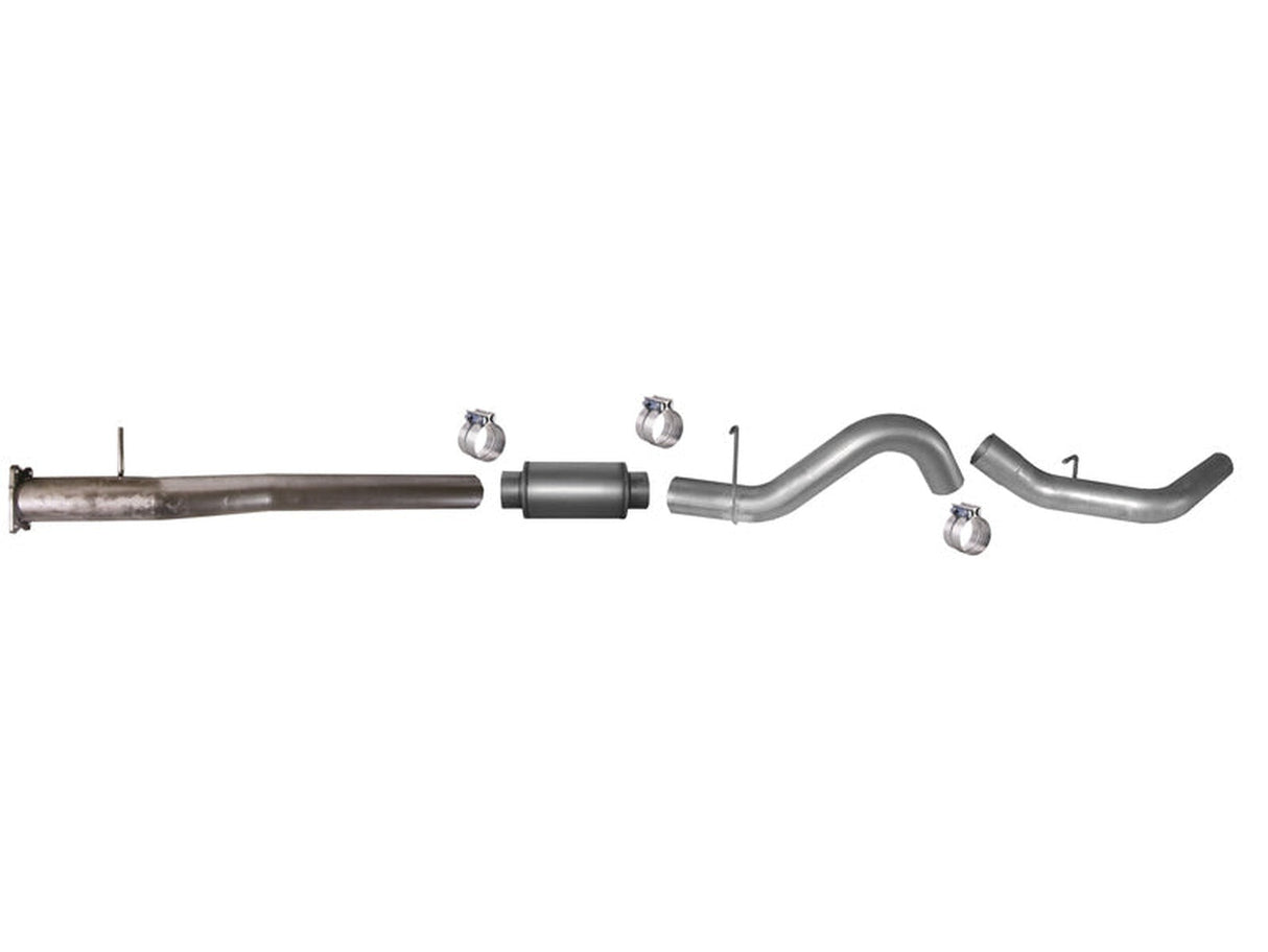 SCS 4" Cat Back Exhaust System With Muffler, No Bungs, 2011-2015 GM 6.6L Duramax LML SCS
