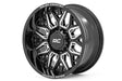86 Series Wheel One-Piece Gloss Black 20x10 8x170 -19mm Rough Country
