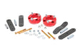2.5 Inch Leveling Kit Red Spacers Front and Rear Nissan Frontier (05-26)/Xterra (05-15) Rough Country