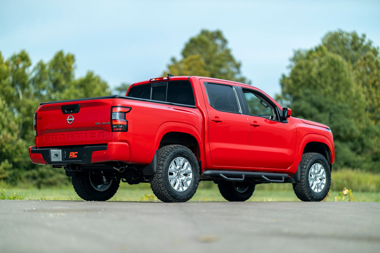 2.5 Inch Leveling Kit Red Spacers Front and Rear Nissan Frontier (05-26)/Xterra (05-15) Rough Country