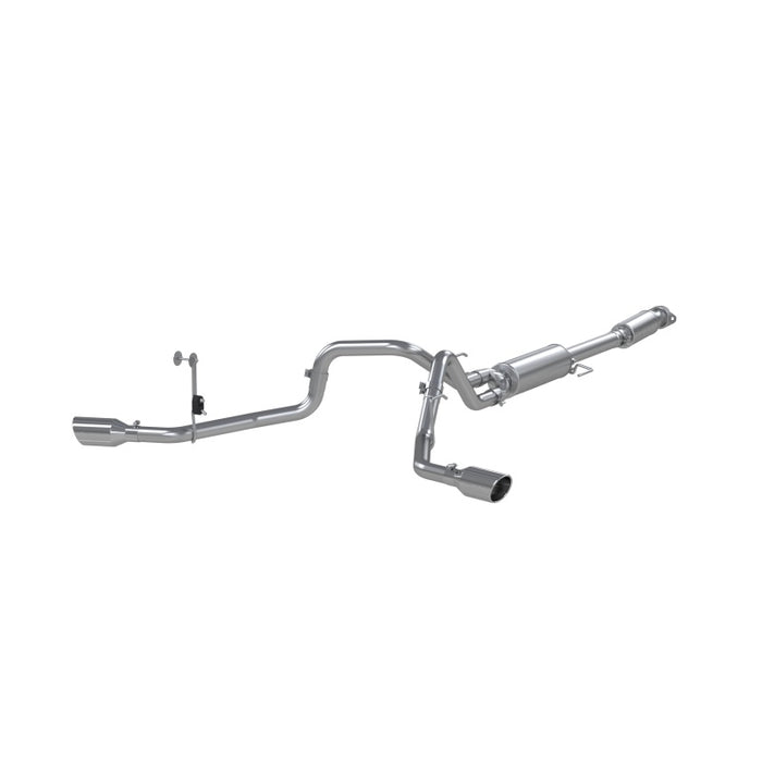 MBRP 2021+ Ford F150 2.7L/3.5L/5.0L 3in Aluminized Steel Cat-Back 2.5in Dual Split Side Exhaust