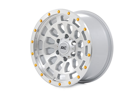 87 Series Wheel Simulated Beadlock Full Machine 17x8.5 5x5 +0mm Rough Country