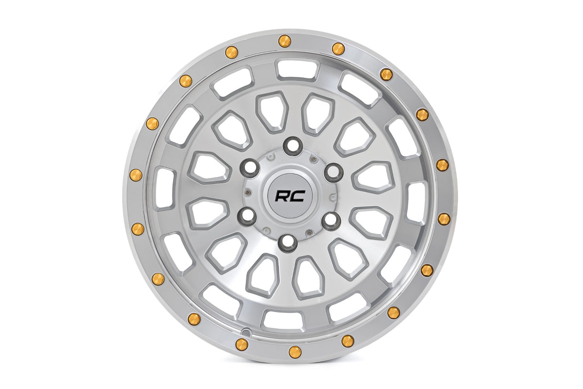 87 Series Wheel Simulated Beadlock Full Machine 17x8.5 5x5 +0mm Rough Country