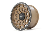 87 Series Wheel Simulated Beadlock Bronze/Black 17x8.5 5x5 +0mm Rough Country