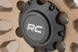87 Series Wheel Simulated Beadlock Bronze/Black 17x8.5 5x5 +0mm Rough Country