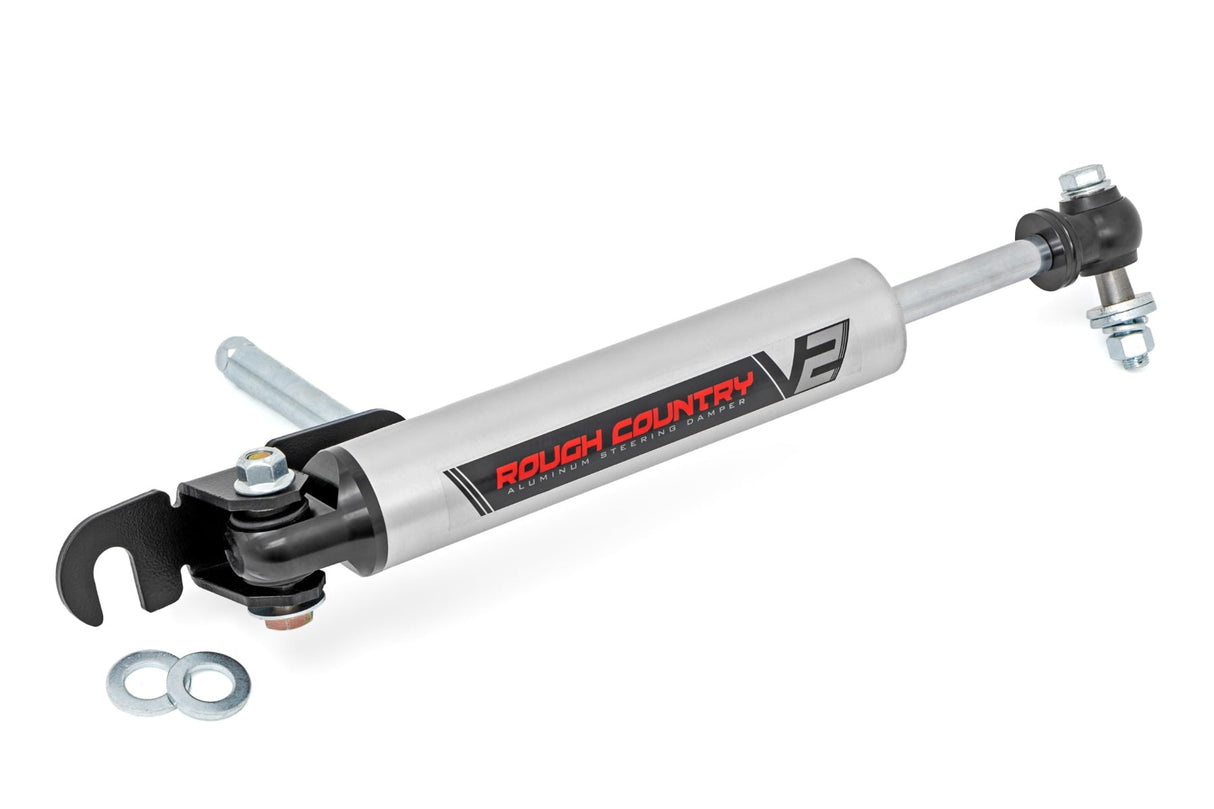 V2 Steering Stabilizer Silverado/Sierra 2500HD/3500HD (16-26) Rough Country
