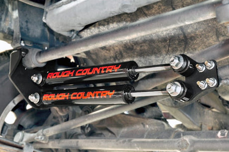 Dual Steering Stabilizer 4-6.5 Inch Lift Jeep Wrangler YJ 4WD (1987-1995) Rough Country