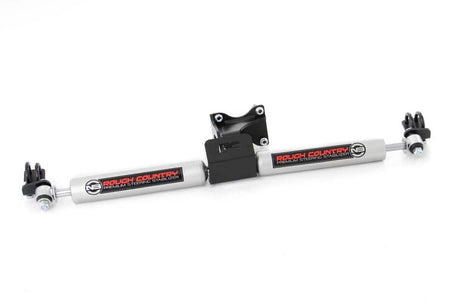N3 Steering Stabilizer Dual 2-8 Inch Lift Jeep Wrangler JK/Wrangler Unlimited (07-18) Rough Country