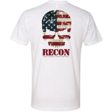 RECON American Skull T-Shirt in White RECON RECON American Skull T-Shirt in White RECON American Skull T-Shirt in White RECON American Skull T-Shirt in White RECON American Skull T-Shirt in White
