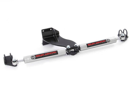 N3 Steering Stabilizer Dual 2.5-8 Inch Lift Ram 2500 (14-26)/3500 (13-26) Rough Country