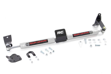 N3 Steering Stabilizer Dual 2-8 Inch Lift Ram 2500 (10-13)/3500 (10-12) Rough Country