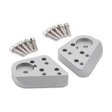 2005-2013 BMW R1200RT Silver Handlebar Risers