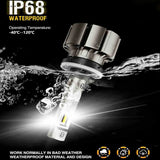 880 LED Fog Light Bulbs 10W 6000LM 6000K for Honda Civic (2016-2022), Toyota Corolla (2018-2022), and More | 2 Bulbs