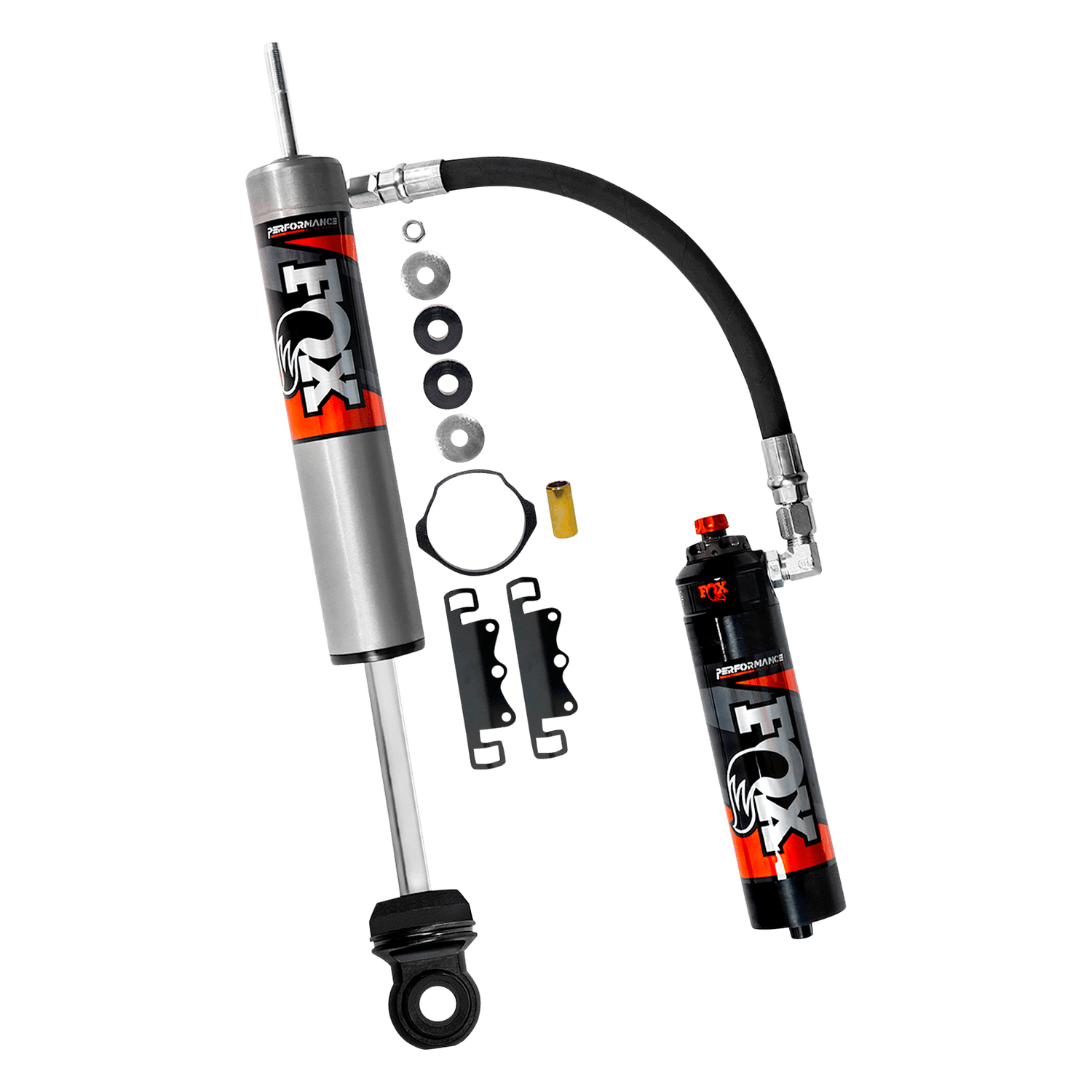 FOX 2.5 Remote Reservoir Front Shocks - DSC | 2-3.5 Inch Lift | Performance Elite Series | Ford F250/F350 Super Duty (17-26) 4WD FOX