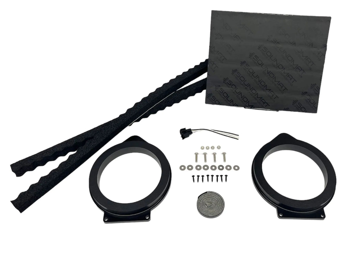 2019-2026 Silverado & Sierra Speaker Adapters | 1-inch CNC-Machined HDPE Ten87 Design
