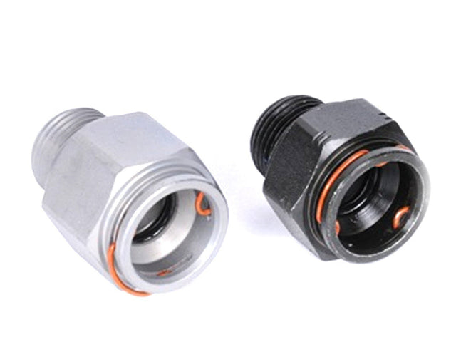 ACDelco 88996640 Allison OE Transmission Cooler Line Fittings, Adapts Model Year 2003-2007 Housing To Model Years 2001-2002 Lines, Pair, GM 6.6L Duramax GM