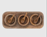 Trio Dip Bowls with Tray KB Decor & More