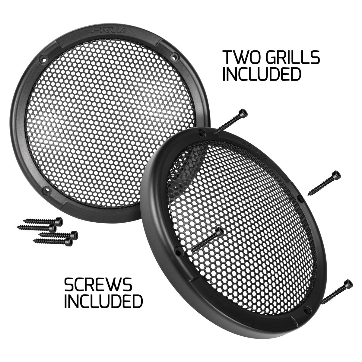 PRV Audio 8GRILL-MESH 8 Inch Loudspeaker Grill Pair Black