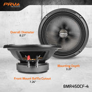 PRV 8MR450CF-4 Midrange PRV Audio