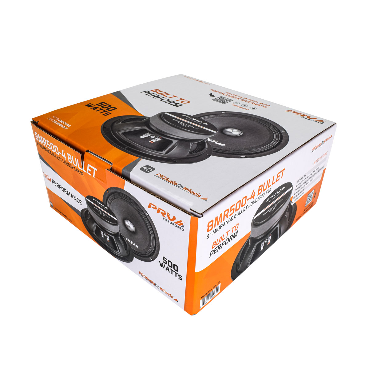 PRV Audio 8MR500-4 Bullet 8in Midrange Loudspeaker 4 Ohm