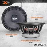 PRV Audio 8MR600X-4 8in Midrange Loudspeaker 600W 4 Ohm Ferrite