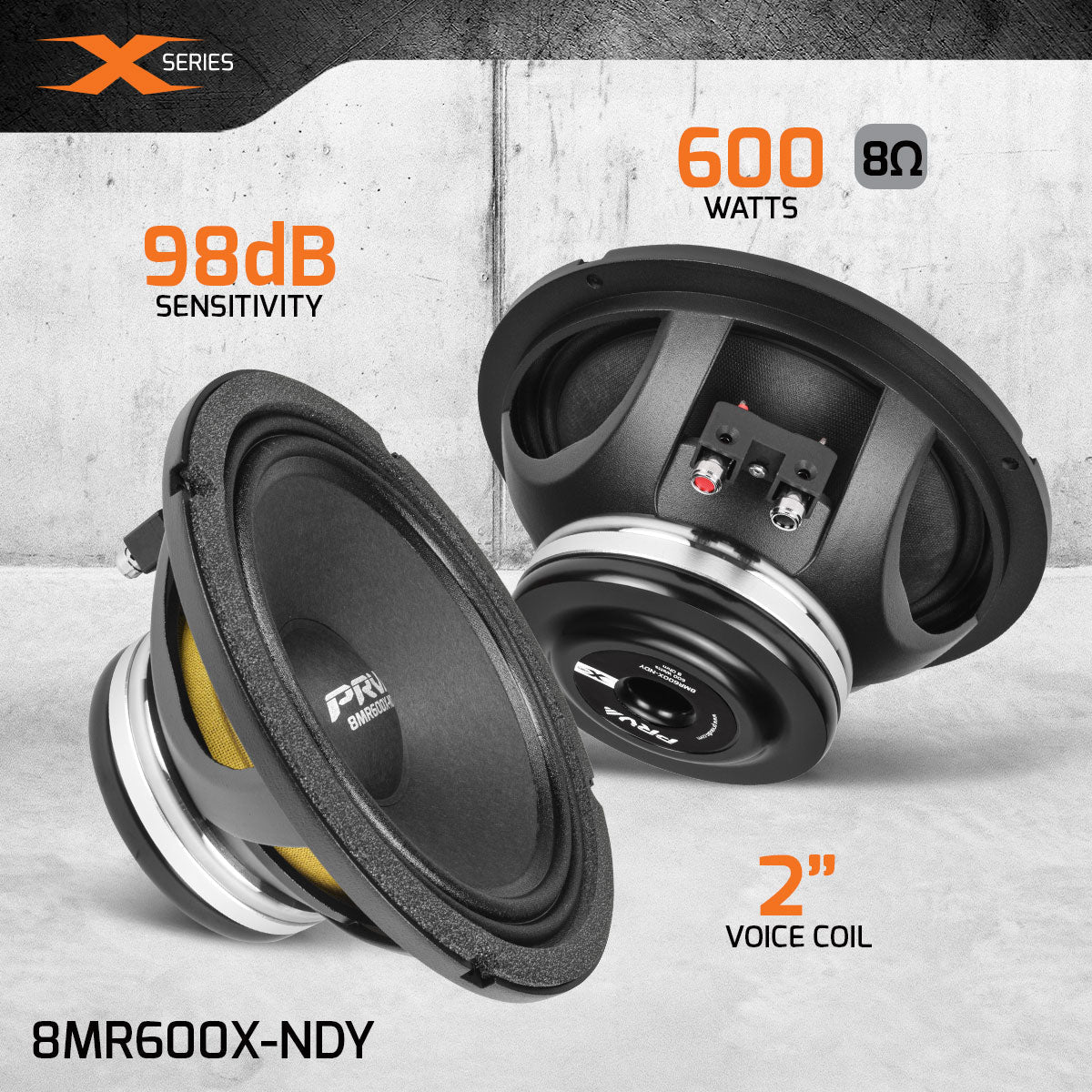 PRV 8MR600X-NDY Midrange PRV Audio