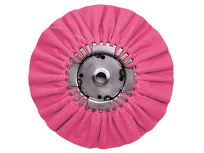 Renegade Pink Mill Treat 9 Inch Airway Buffing Wheel with Removable Center Plate Renegade