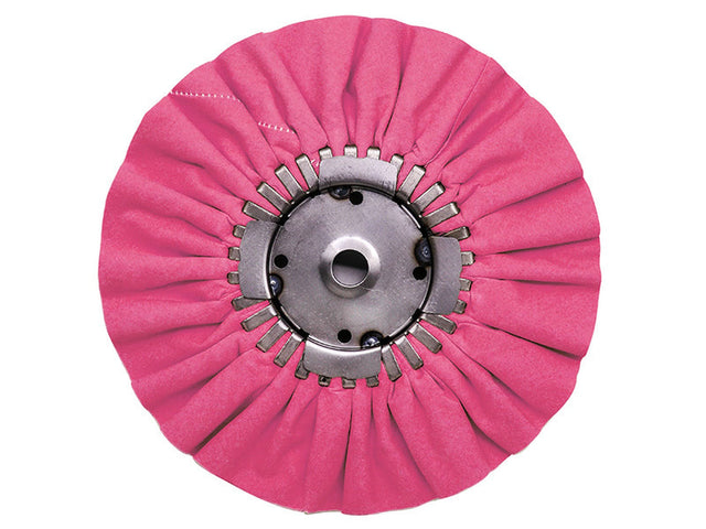 Renegade Pink Mill Treat 9 Inch Airway Buffing Wheel with Removable Center Plate Renegade