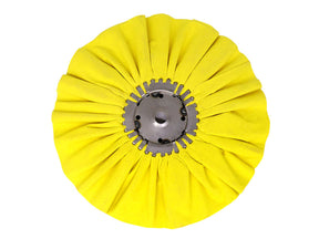 Renegade Yellow Mill Treat 10 Inch Airway Buffing Wheel with Removable Center Plate Renegade