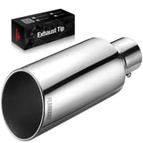 Exhaust Tip 5" In, 6"/7"/8" Out, 18" Length T304