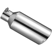 Exhaust Tip 5" In, 6"/7"/8" Out, 18" Length T304 SPELAB