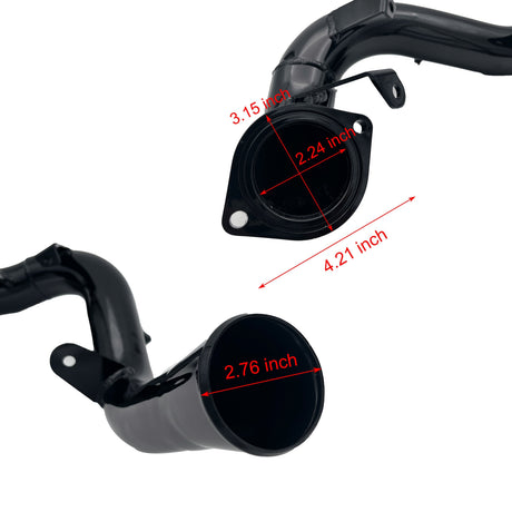 TruckTok 2007.5-2010 6.6L Duramax Passenger Up-Pipe & EGR Delete Kit w/intake TruckTok