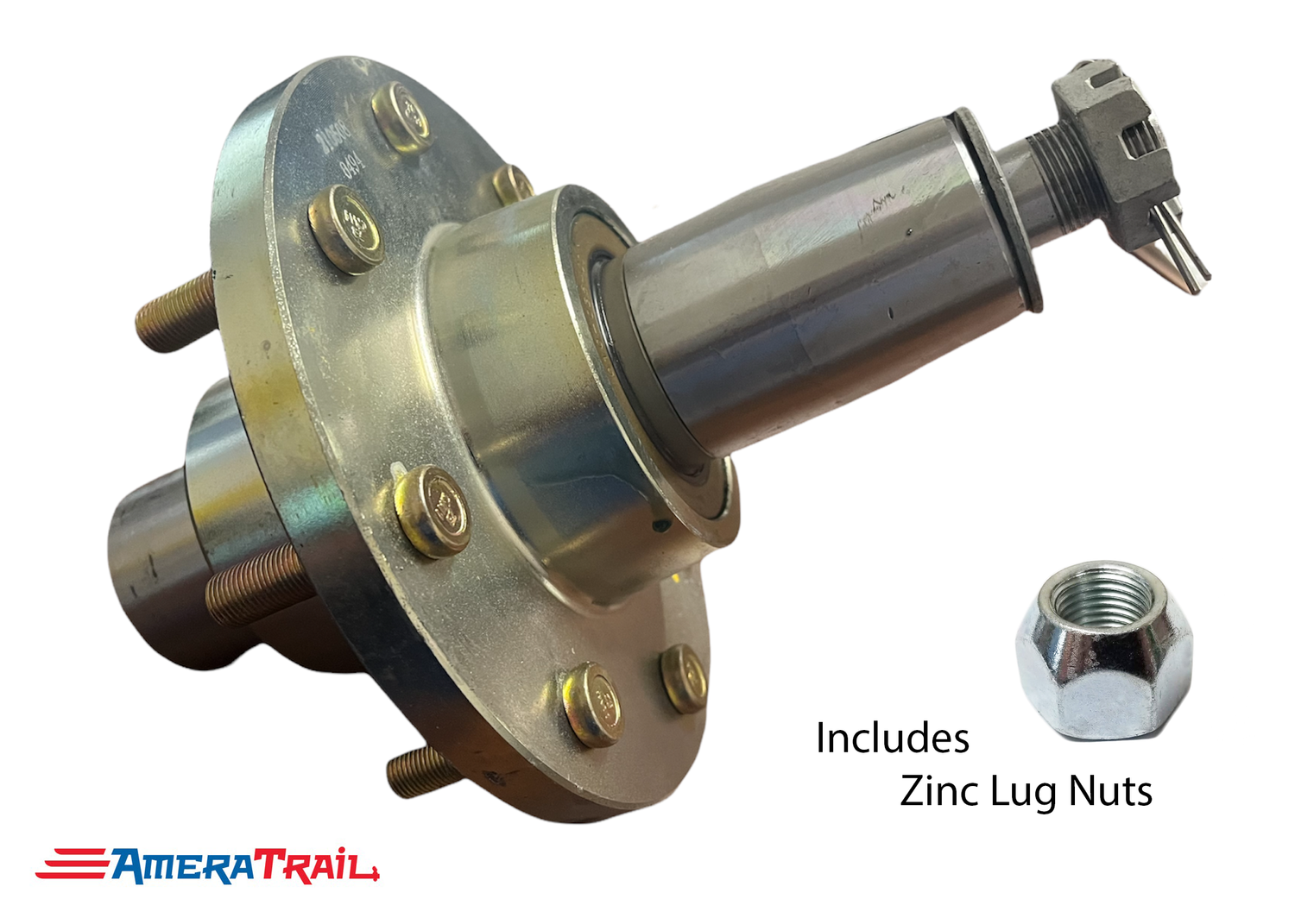 VAULT 8 Lug Complete Hub Kit for 7000 lb. Axles, Fully Greased, 8 on 6.5 Lug Pattern - Available w/ Stainless Steel Lug Nuts