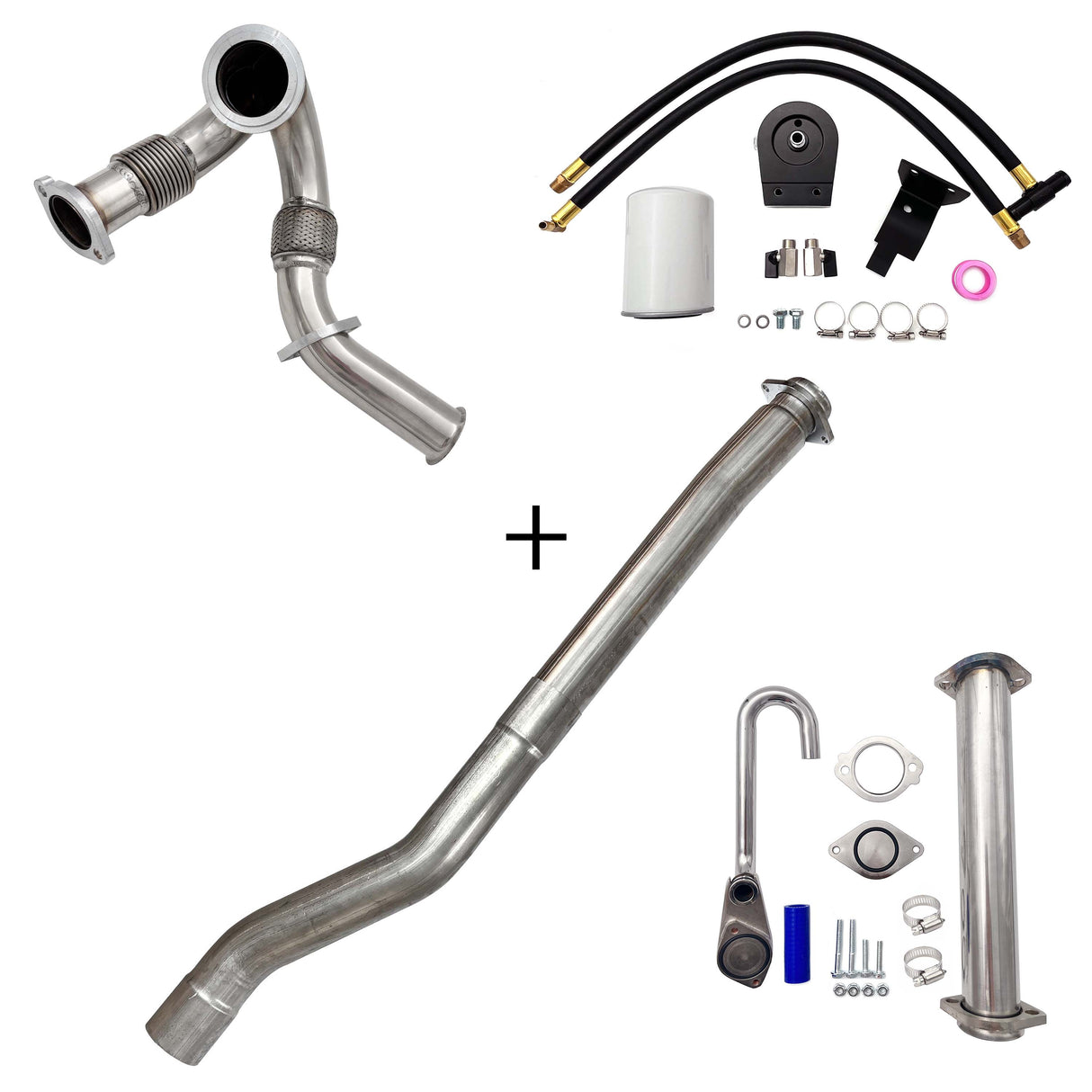 Trucktok 2003-2007 6.0L Ford Powerstroke DPF/EGR/CCV/Up pipe kit TruckTok