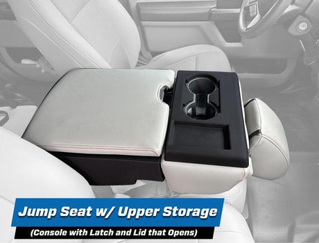 PRP 2015+ Ford F150 / 2017+ Super Duty Center Jump Seat Cover w/ Std. Console - Red