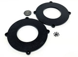 2005-2025 Corvette C6/C7/C8 Front Speaker Adapters | CNC-Machined HDPE Ten87 Design