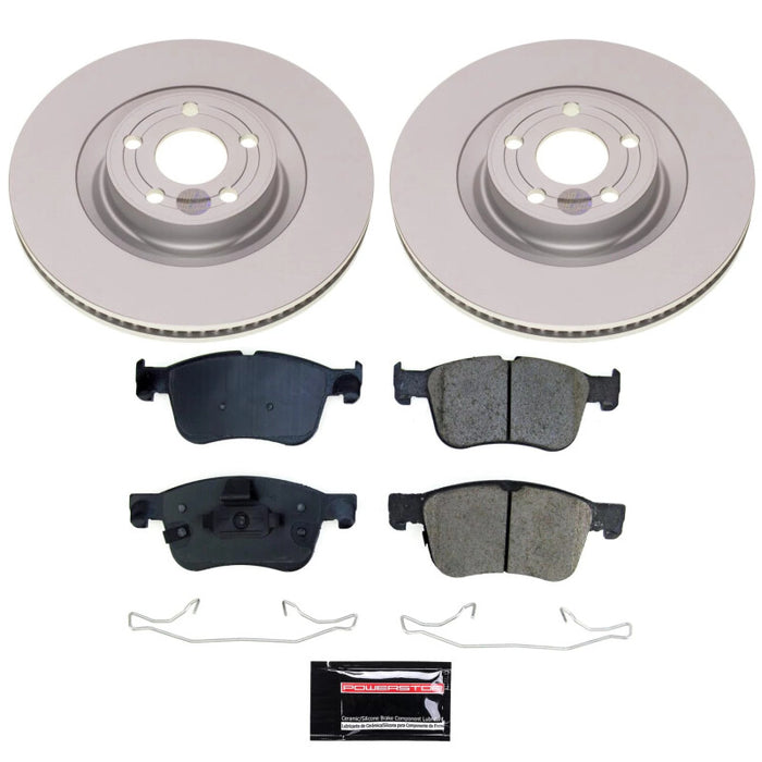 Power Stop 2023 Ford Bronco Sport Front Z17 Coated Brake Kit