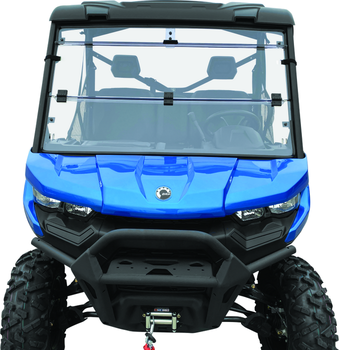 QuadBoss 16-22 Can-Am Defender HD10 Windbreak Folding Windshield