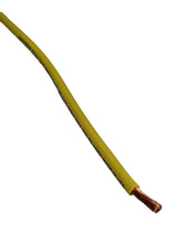 25 FT 6 gauge AWG EXCELENE 105c COPPER BATTERY WELDING CABLE YELLOW MADE IN USA Southwire/Excelene