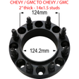 8 x 180mm to 8 x 180mm - Hub and Wheel Centric 2" (Chevy/GMC) Far From Stock - CWA