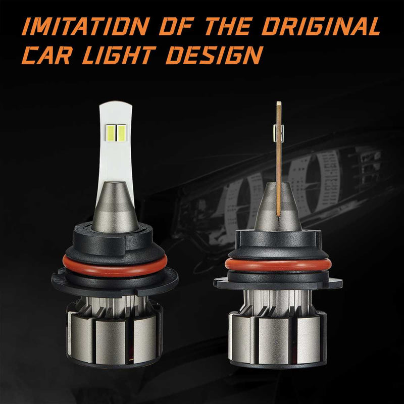 9004 HB1 LED Headlight Bulbs 18W 6000LM 6000K | 2 Bulbs for Acura/Buick/Cadillac/Chevrolet/ Flashark