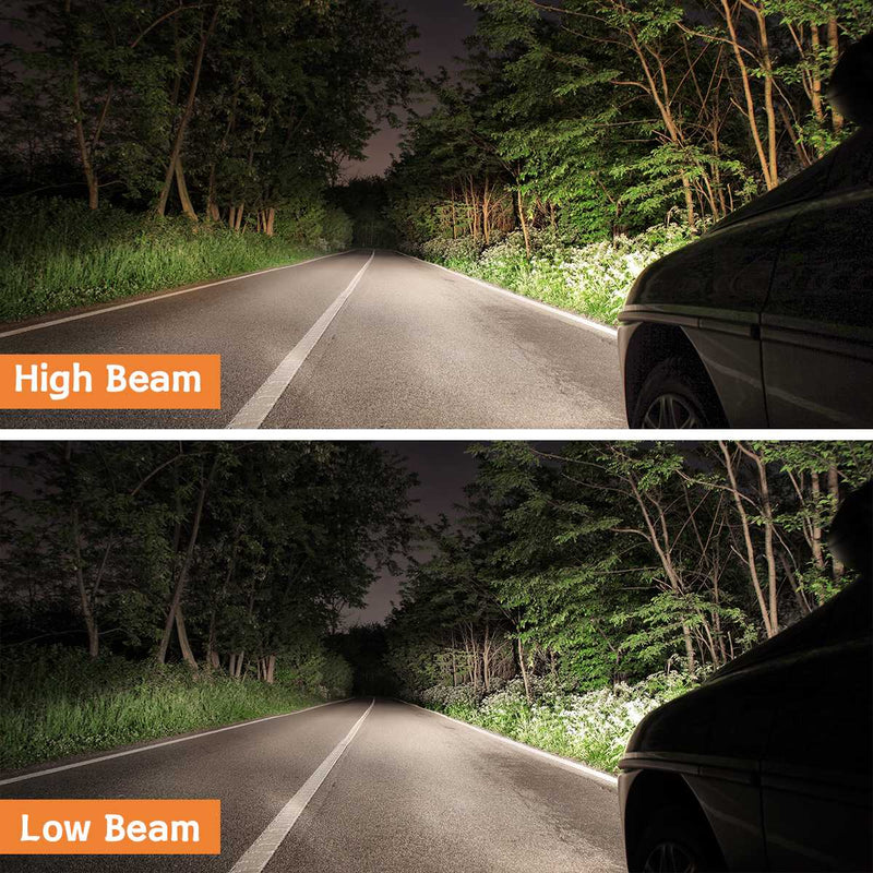 9004 HB1 LED Headlight Bulbs 18W 6000LM 6000K | 2 Bulbs for Acura/Buick/Cadillac/Chevrolet/ Flashark